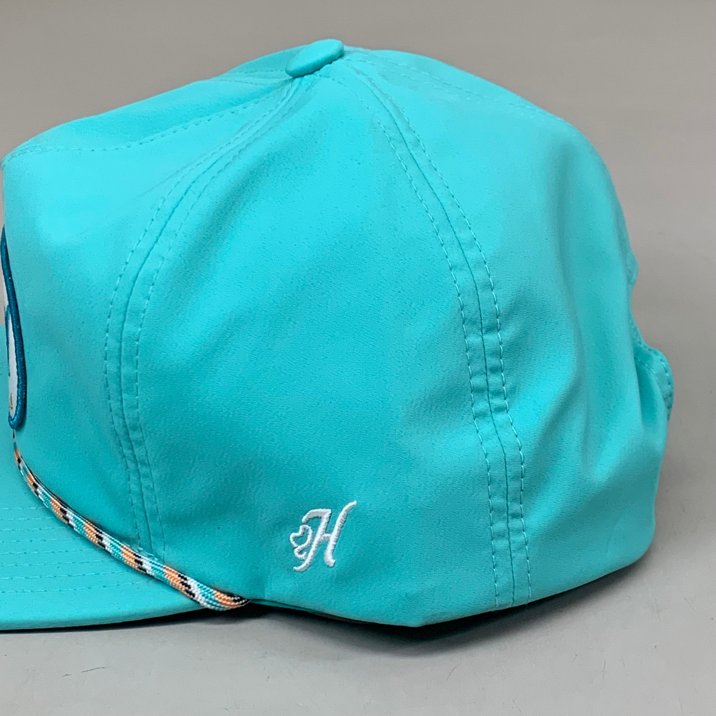 HOOEY Trucker Adjustable Snapback Hat Local Turquoise Turquoise 2499T-TQ