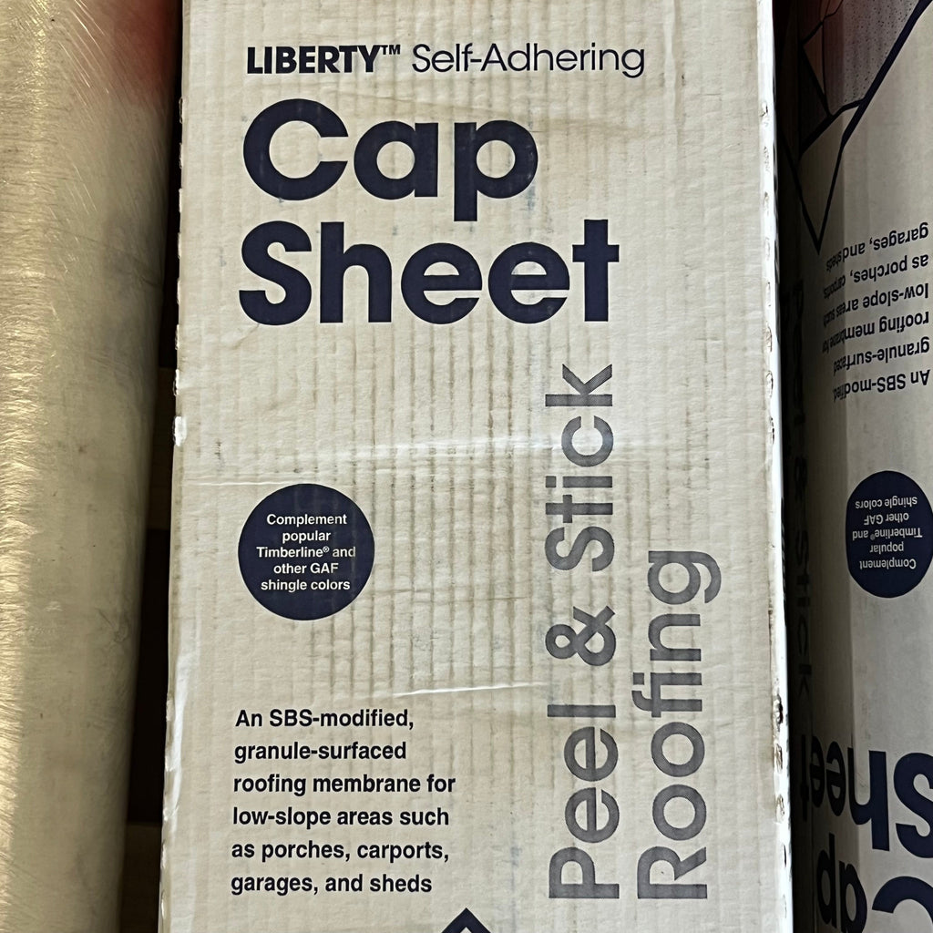 GAF Peel & Stick Roofing Cap Sheet 111.6 Gross sq ft Brown