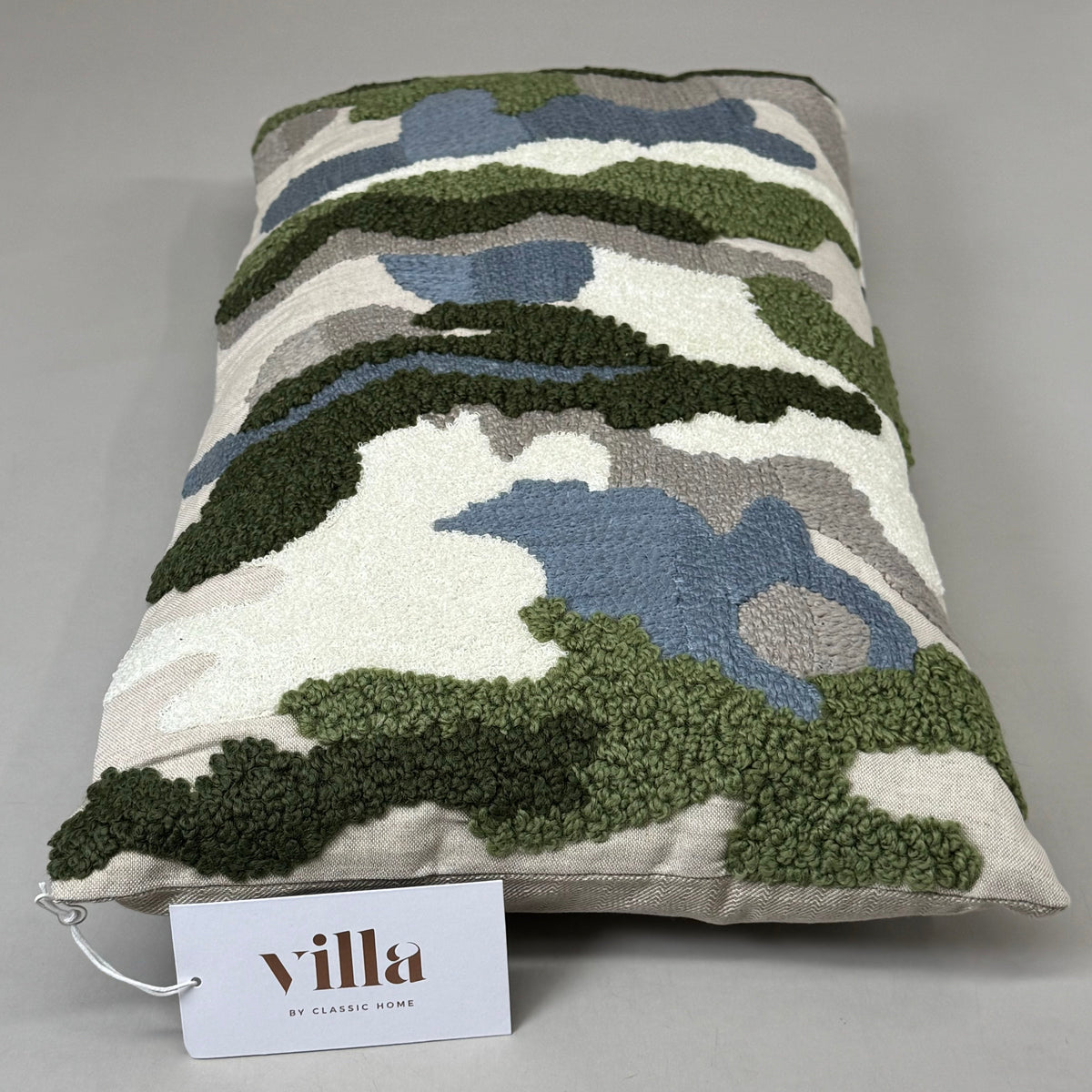 VILLA 14"x26" RN Caney Decorative Throw Pillow Green/Blue Multi