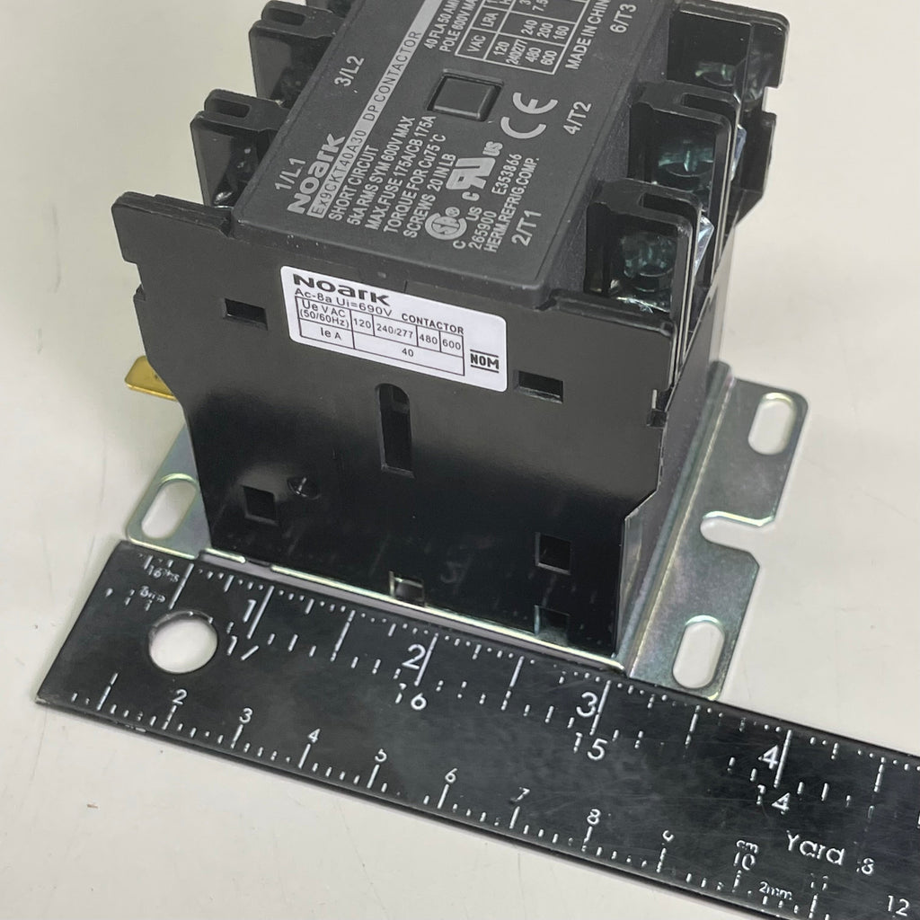 NOARK Definite Purpose Contactor  40A 208-240V 3-Pole Ex9CKT40A30XU7