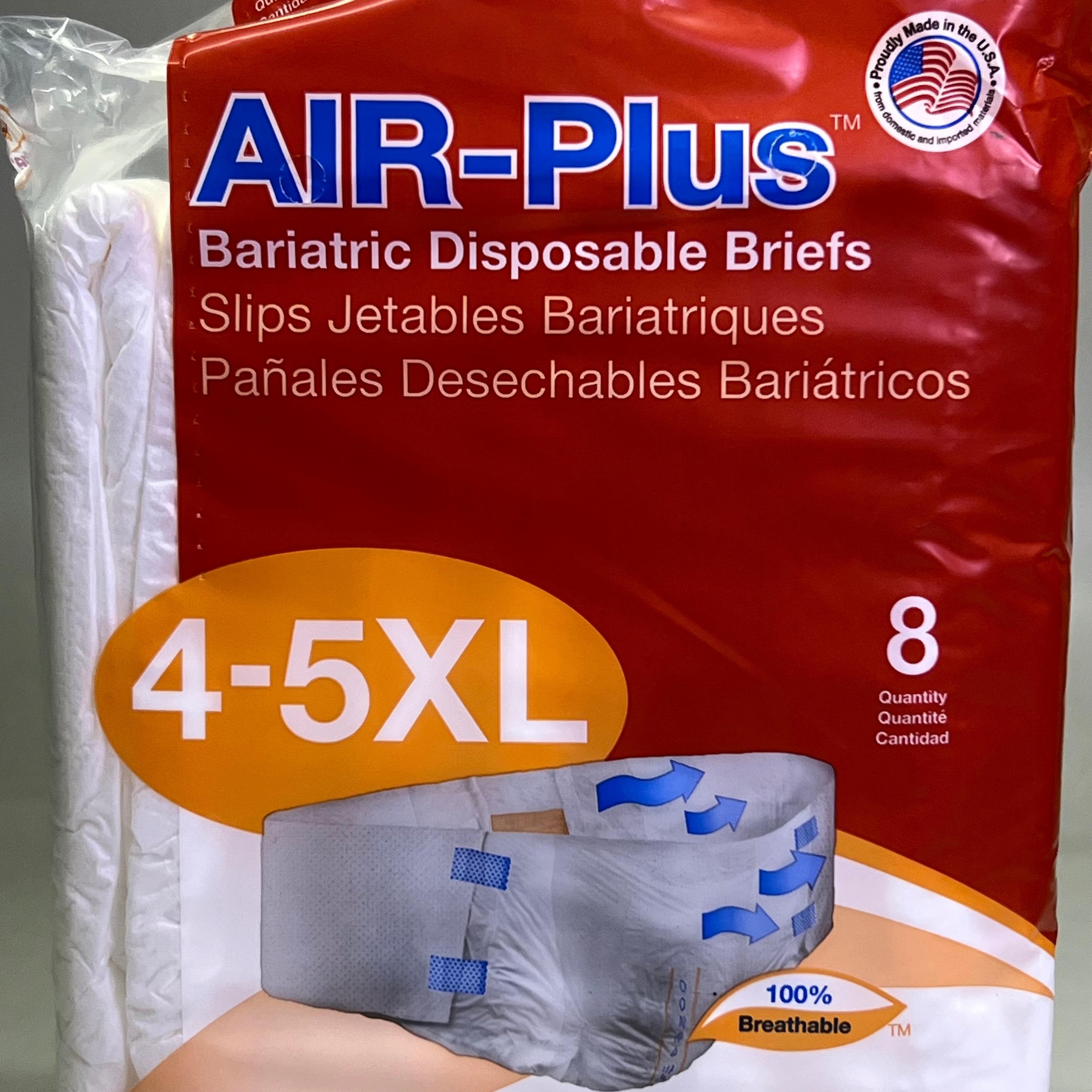 TRANQUILITY (2 PACK 16 Count) Disposable Overnight Underwear Size 4-5XL 2195