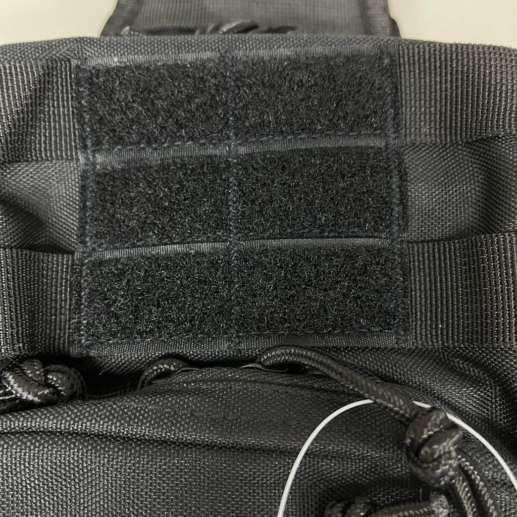 WORLD FAMOUS SPORTS Tactical Sling Travel Size Pack Padded Black TB-411-BLACK