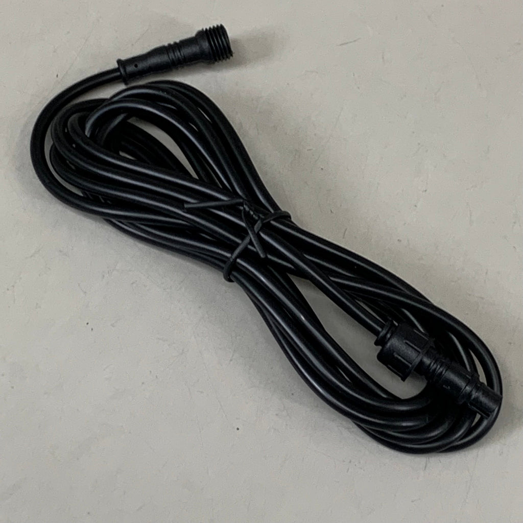GENSSI (2 PACK) LED Rock Lights Wire Extension 3 Pin  8ft Black 8FT-STND-EXT