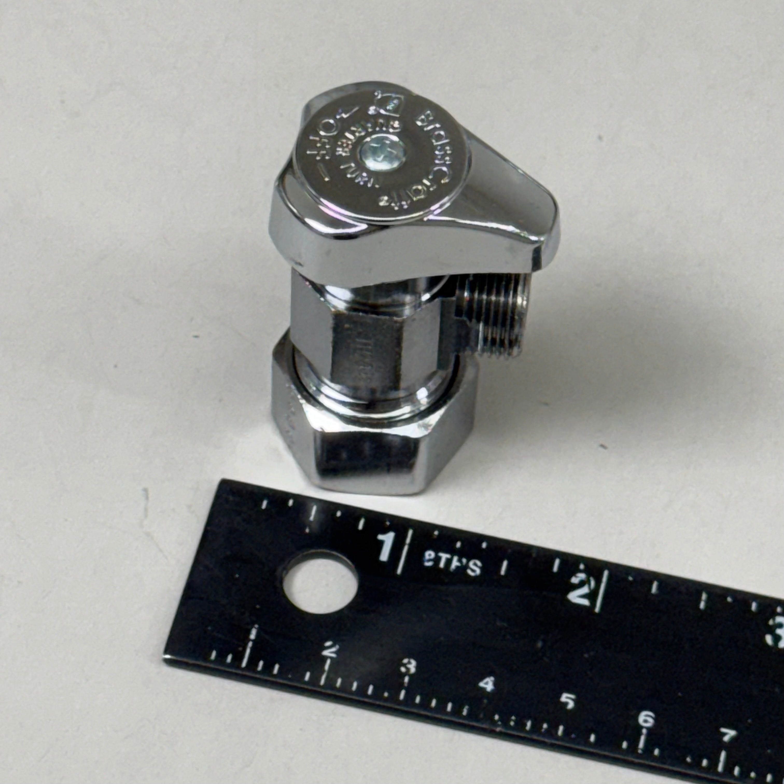 BRASS CRAFT (New) 1/2" Compr. Angle Stop Valve