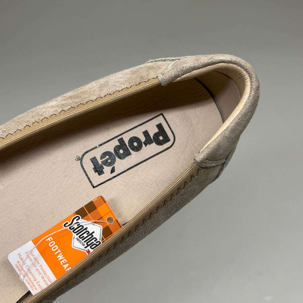 PROPET Yara Slip-On Orthotic Comfort Women's Sz 8 M(B) Natural Buff Suede WCX004L