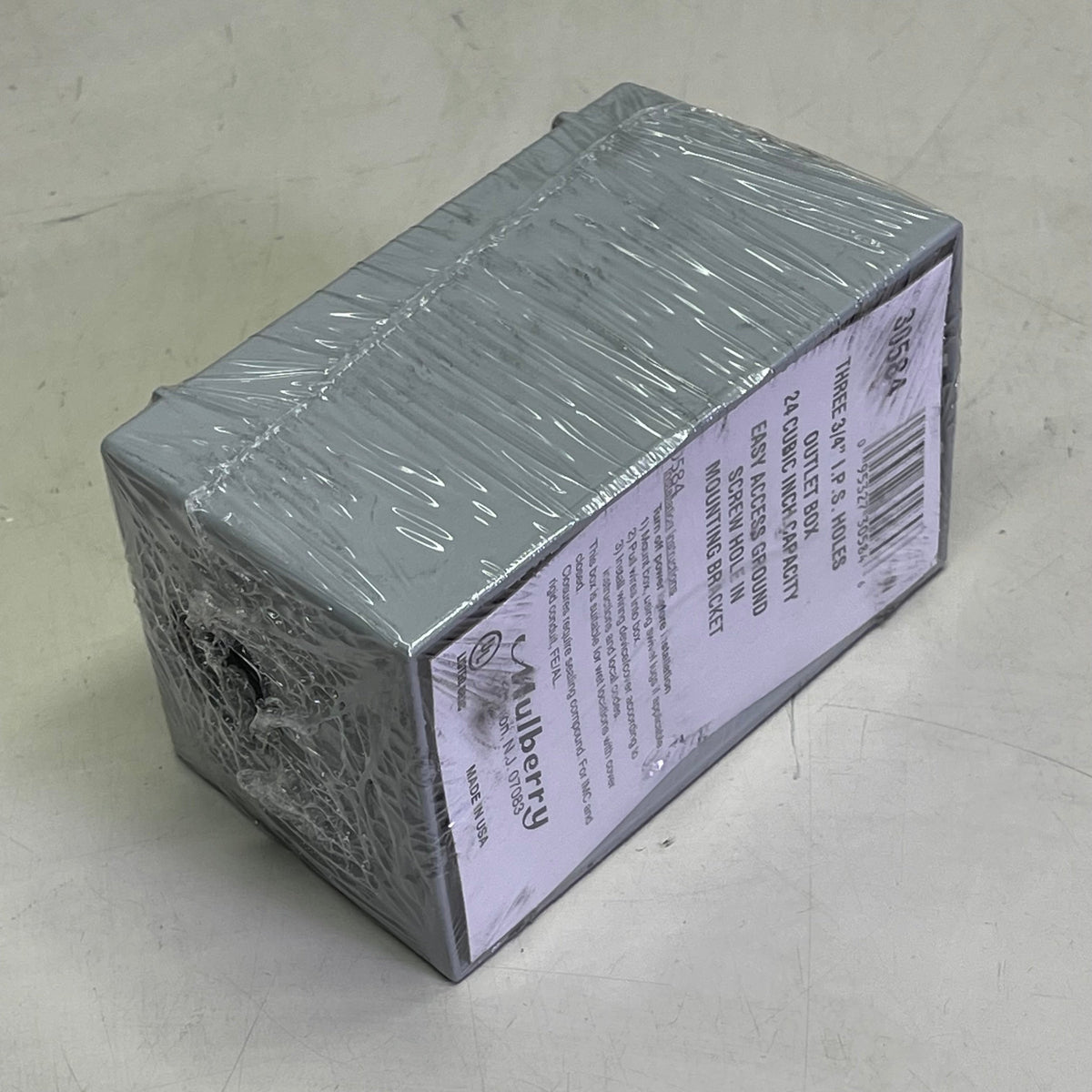 MULBERRY (10 PACK) Electrical Outlet Box, Wet Location Three 3/4" Hubs  Aluminum 30584