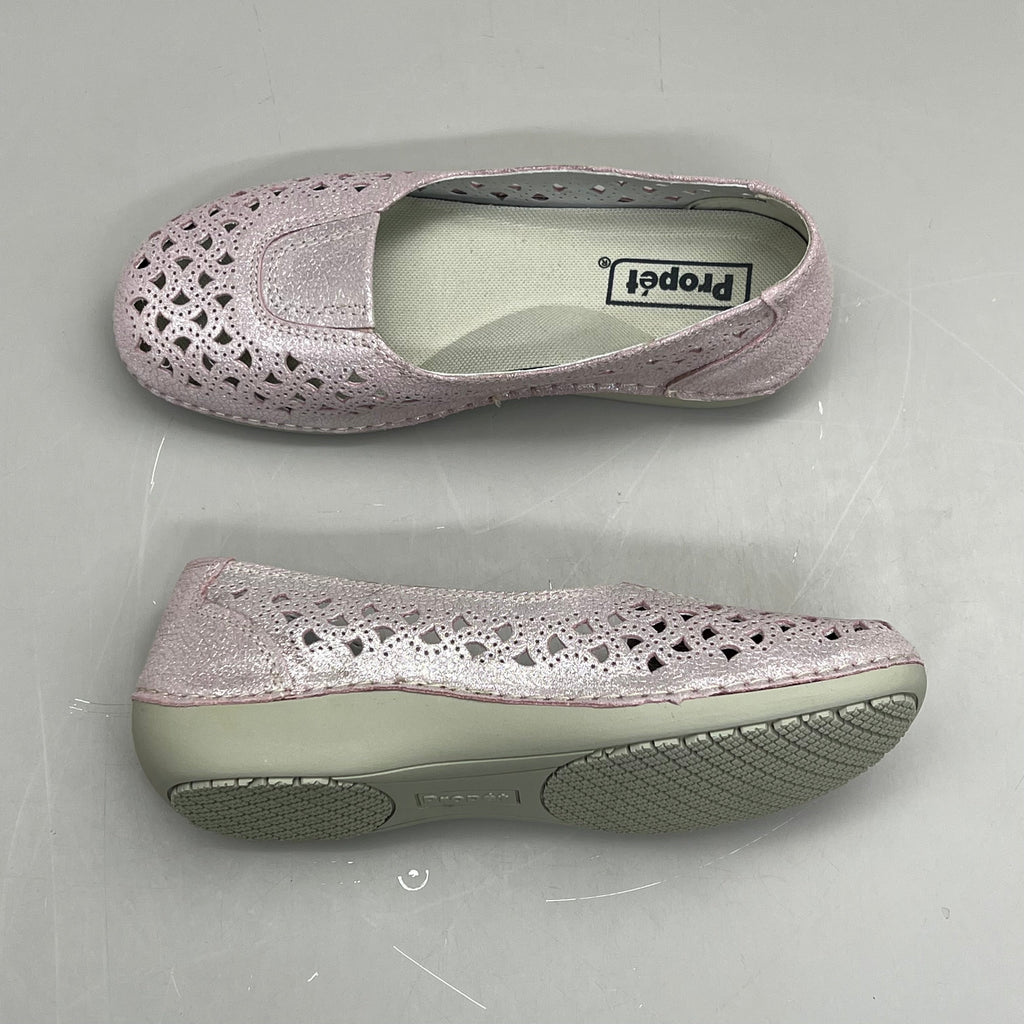PROPET Cabrini Full Grain Leather Arch Support Women Sz 7 X(2E) Blush WCX064L