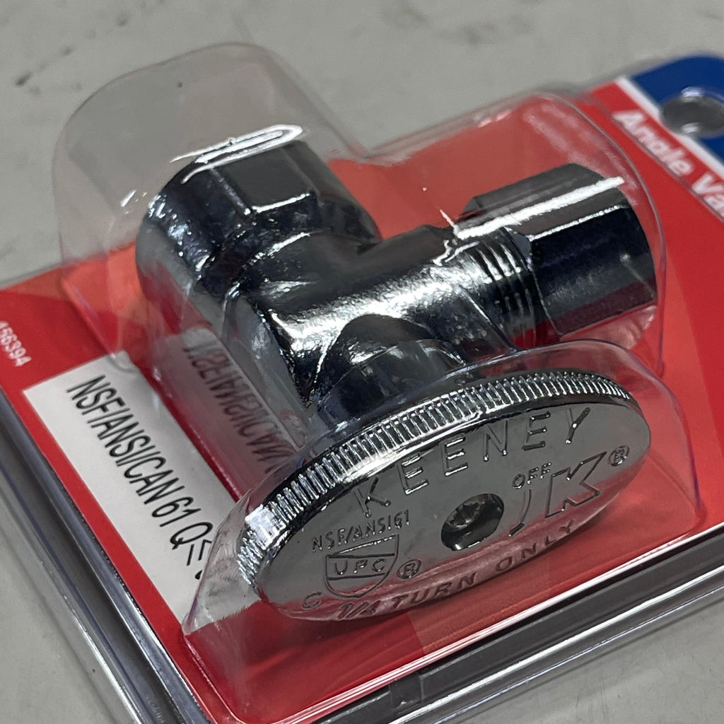 DO IT BEST (6 PACK) Quarter Turn Angle Valve 1/2" FIP x 1/2" OD 456394 DIB51-1PCLF