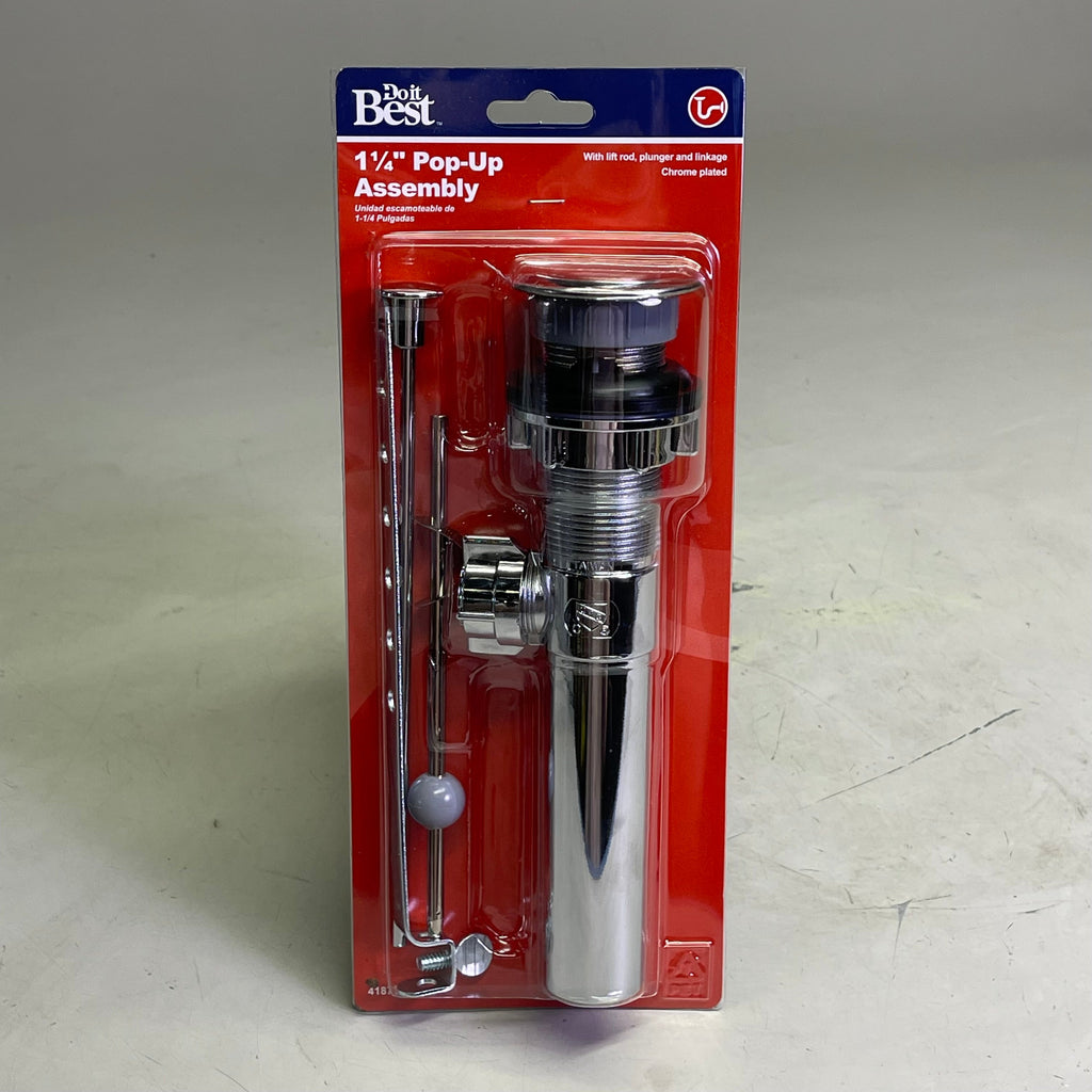 DO IT BEST Sink Pop-Up Assembly 1-1/4" Chrome-Plated DIB820-70 418738