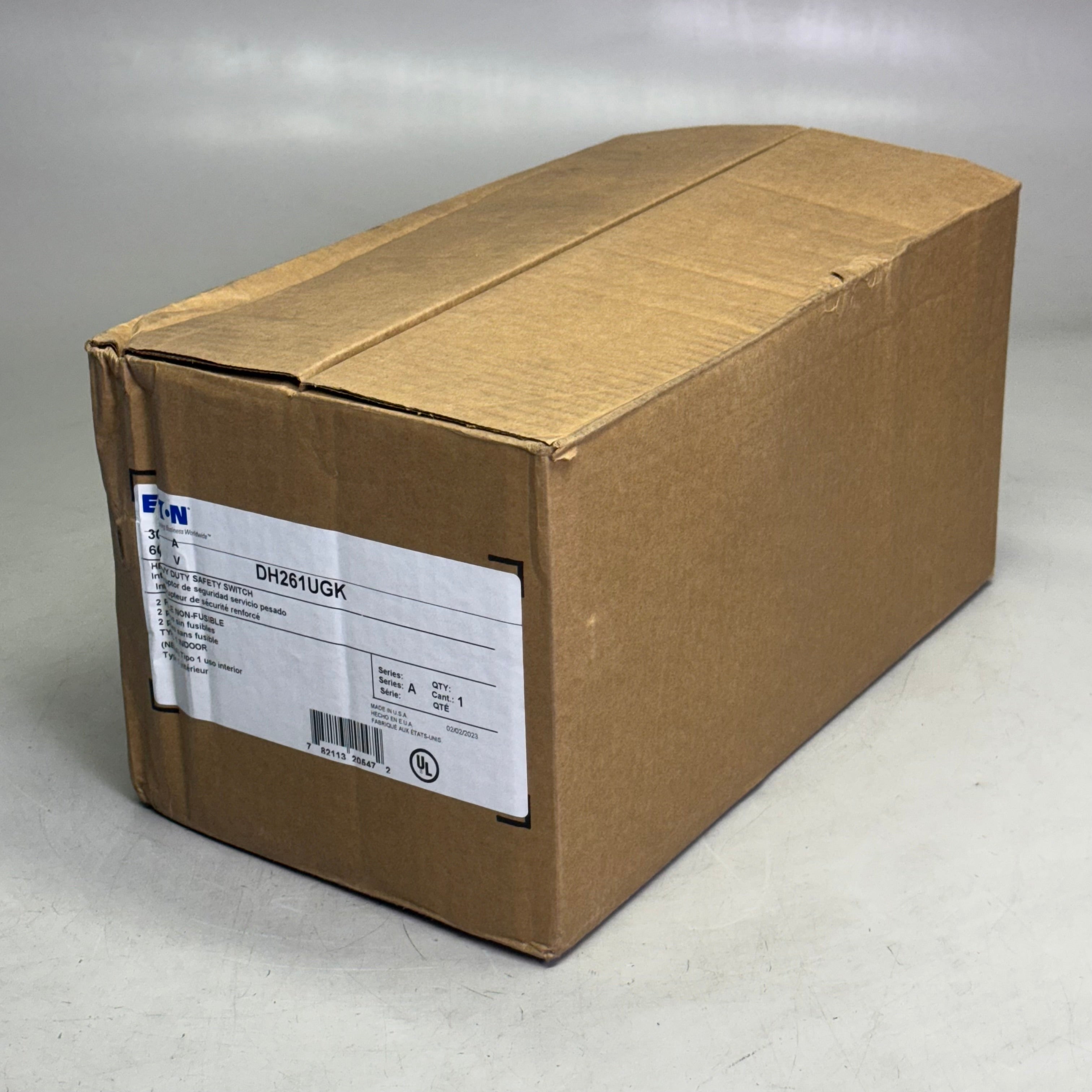 EATON Heavy Duty Safety Switch Sz 48" x 34", Grey DH261UGK