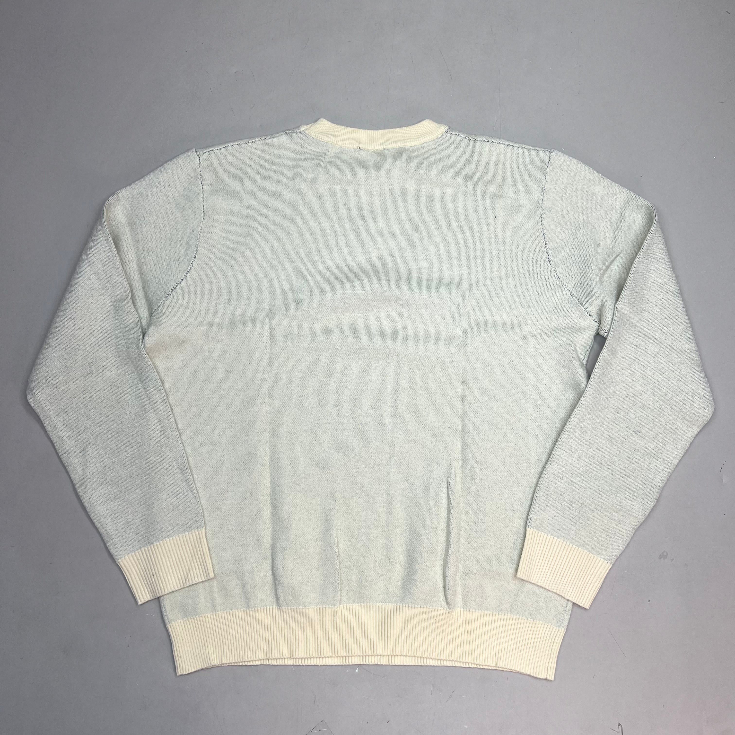 CPG CODEGRAPHY WORLDWIDE Sweater Women's Sz M Green/Crème WCPG-SWTR-NTRL-2022-3