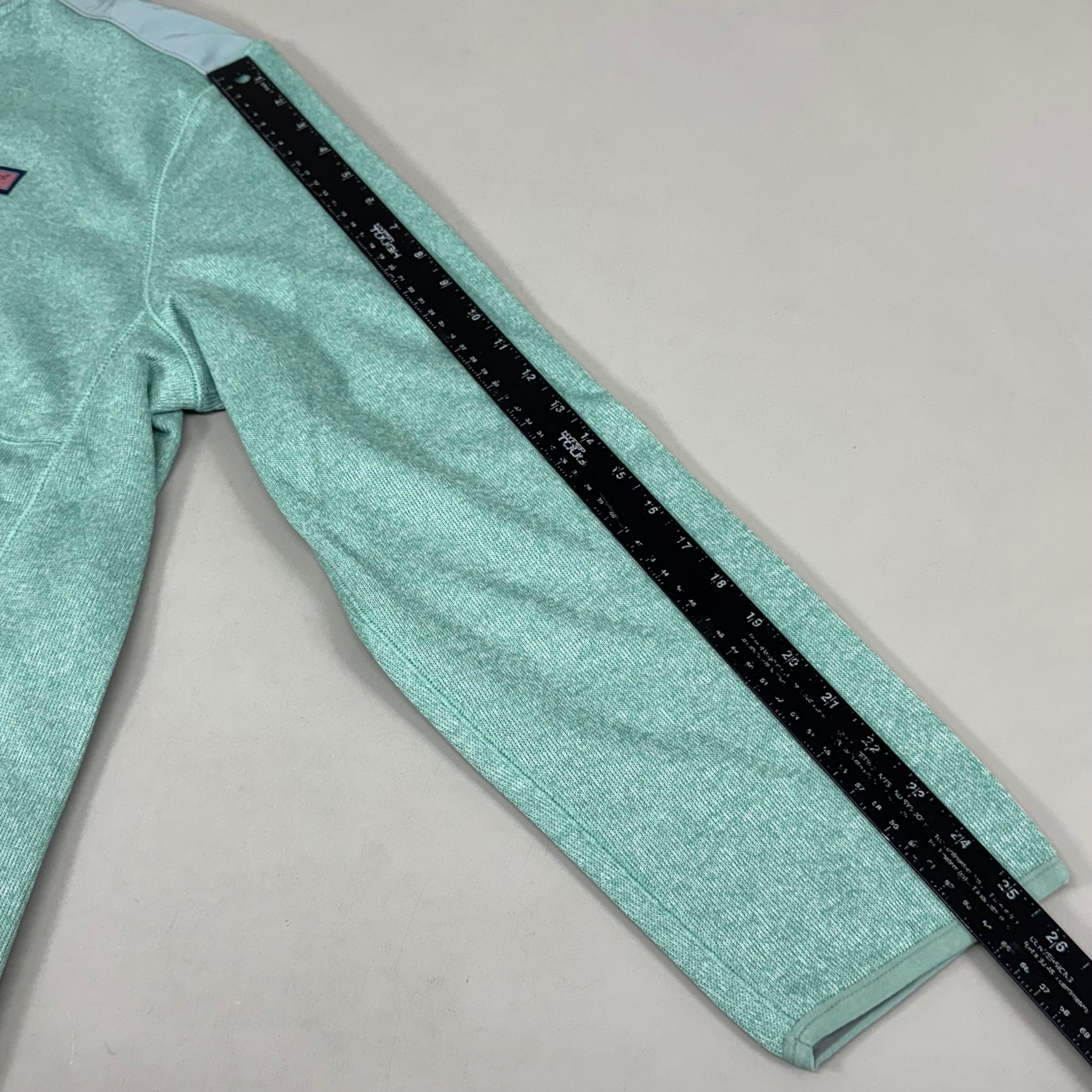 VINEYARD VINES Martha's Vineyard Men's Teal Green Half Zip Pullover Sz- XL
