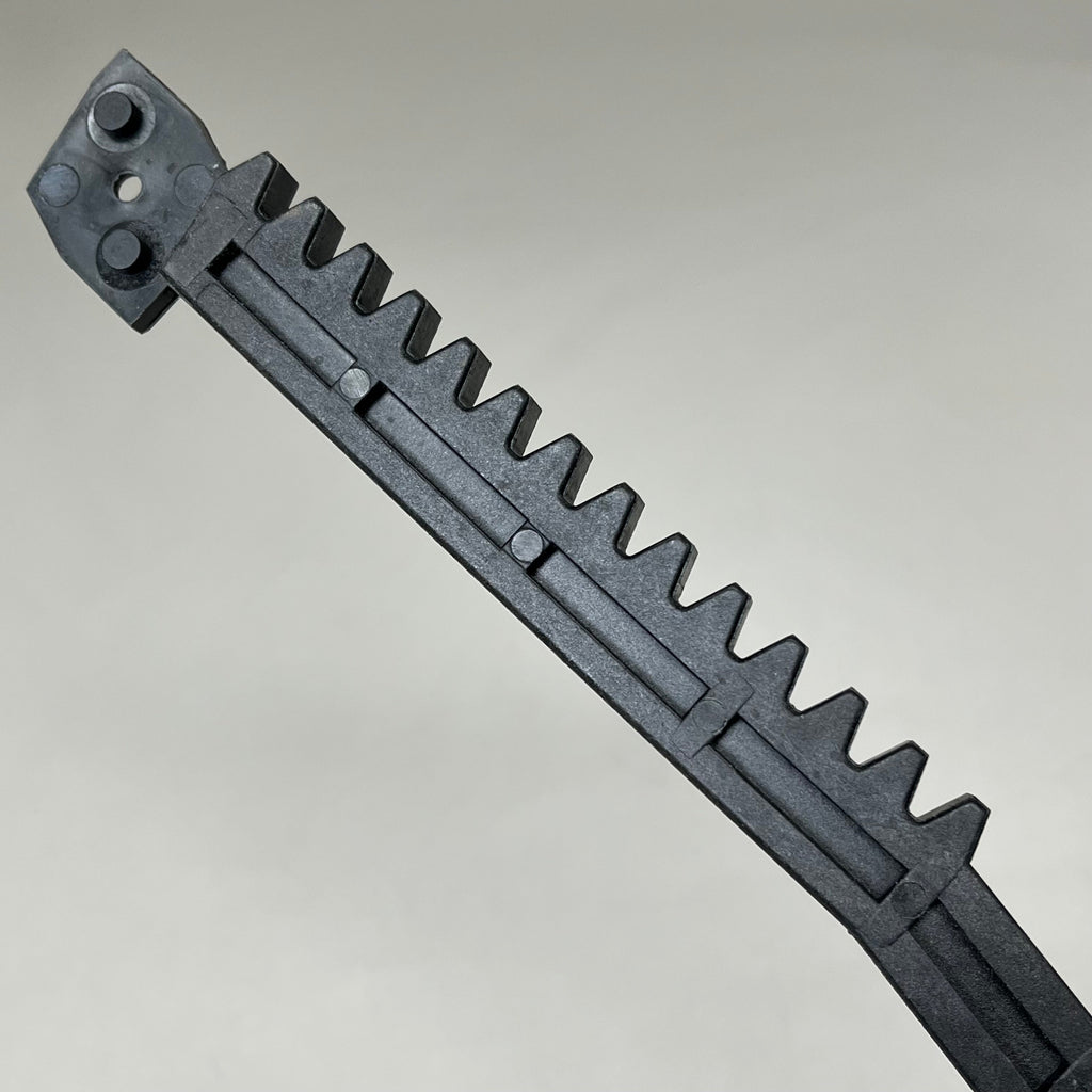 BRUNSWICK Toothed Rack Front (Setting Table)  18"×1.25"×0.5" Black 47051565002