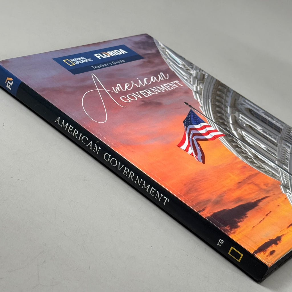 NATIONAL GEOGRAPHIC Teacher Guide American Government 2024 Florida Ed Hardcover