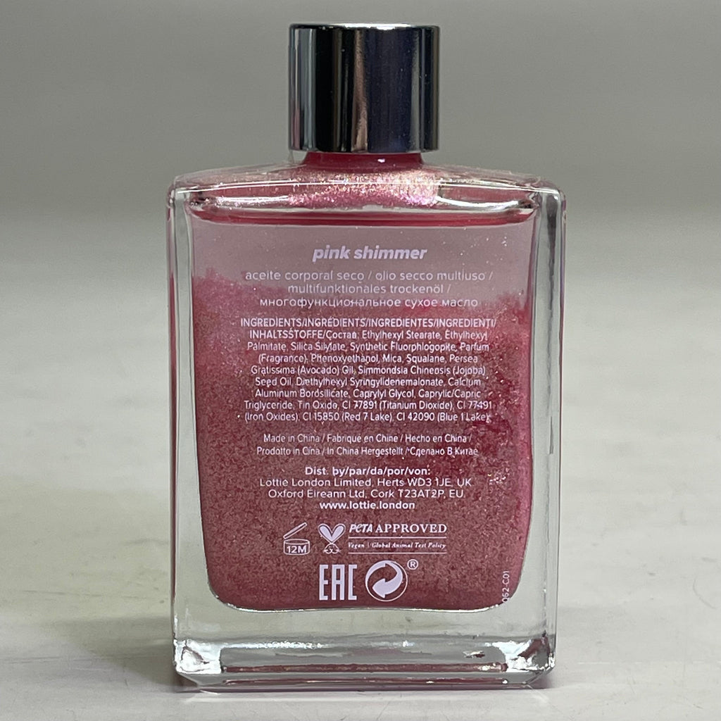 LOTTIE LONDON (3 PACK) Sweet Drizzle Body Oil 1.69 fl oz "Pink Shimmer" SPR021