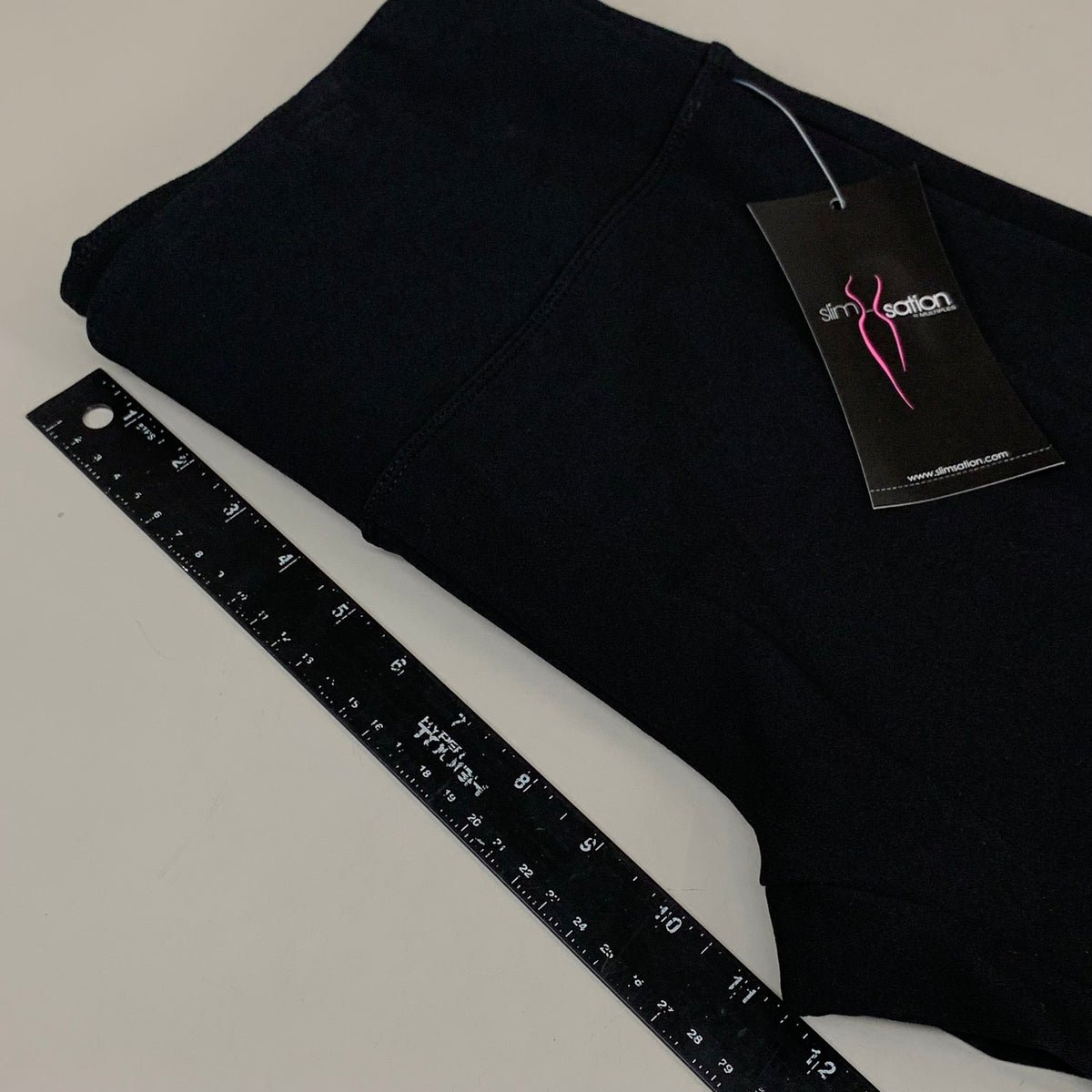 MULTIPLES Legging Petite Women's Sz L Black M9031P