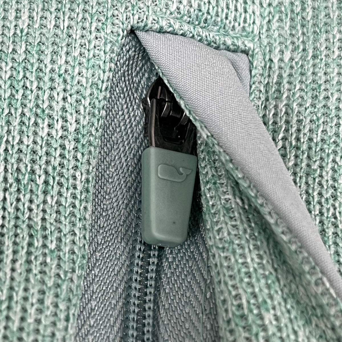 VINEYARD VINES Martha's Vineyard Men's Teal Green Half Zip Pullover Sz-S