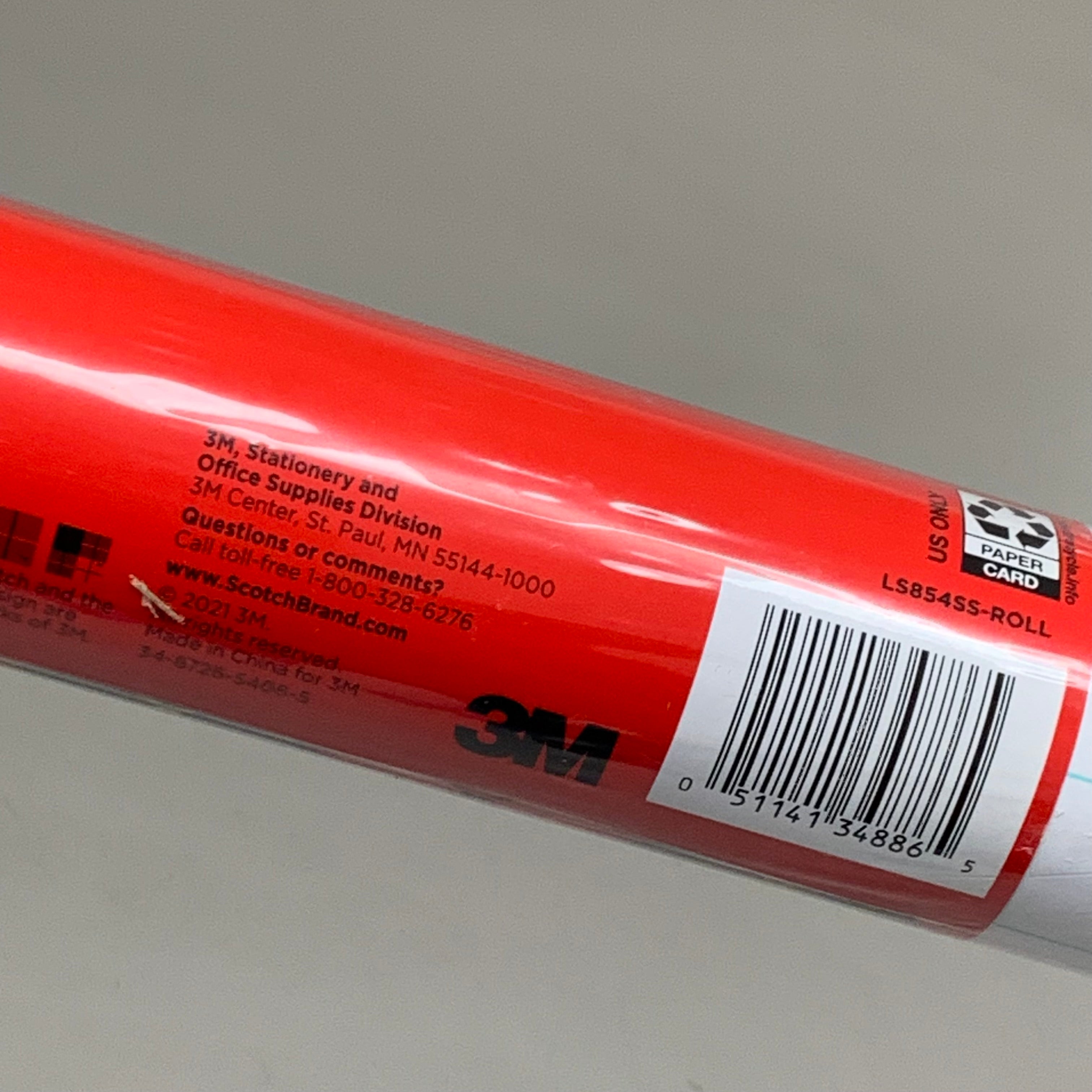 SCOTCH (2 PACK) Self-Seal Single Side Laminate Sheet Roll 16"x10' Clear LS854SSS