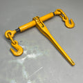 KINGCHAIN Ratchet Type Load Binder W/ Grab Hooks  5/16"-3/8" 5400lbs (Used)