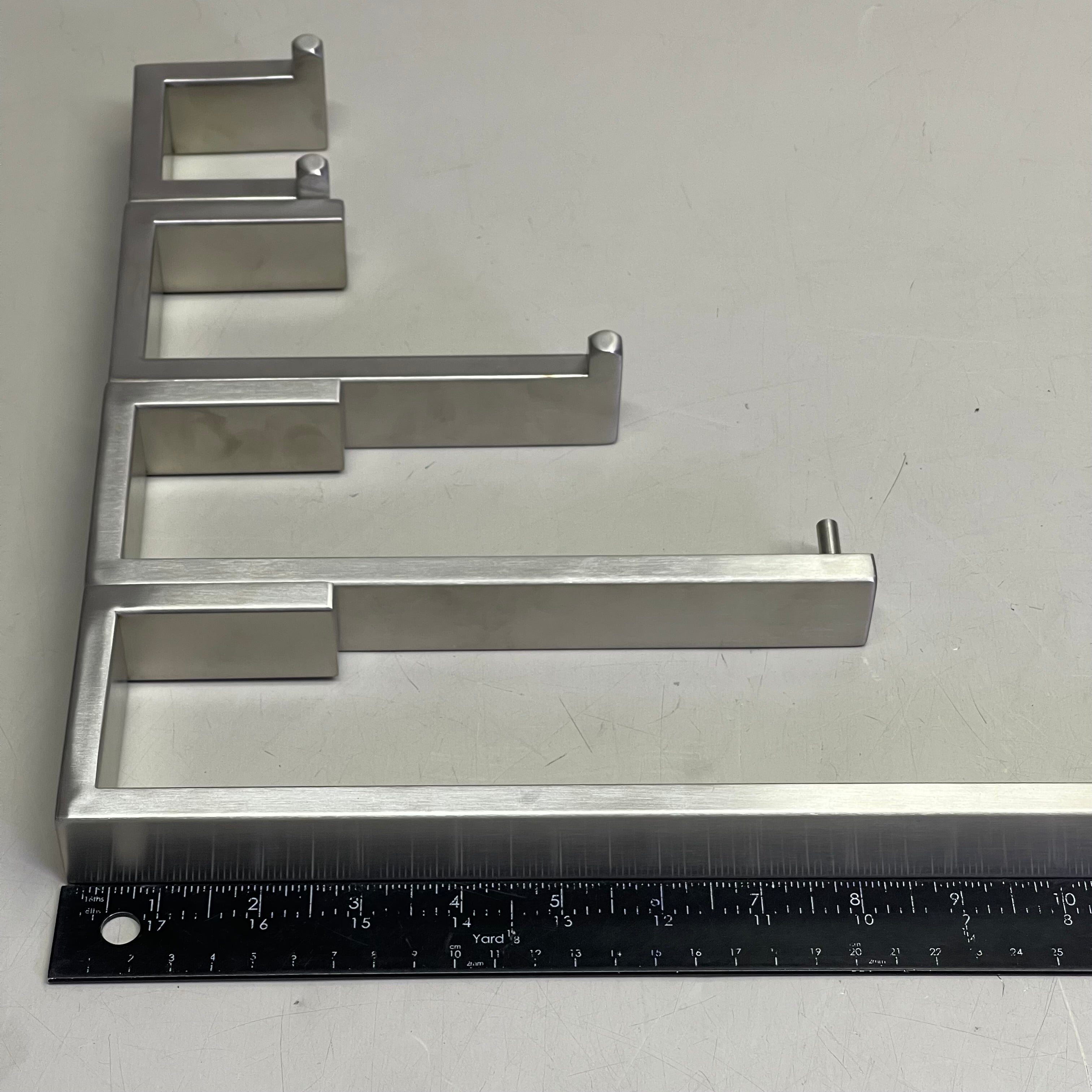 Bathroom Accessory Set (Towel Bar, Robe Hook, & More!) Nickel