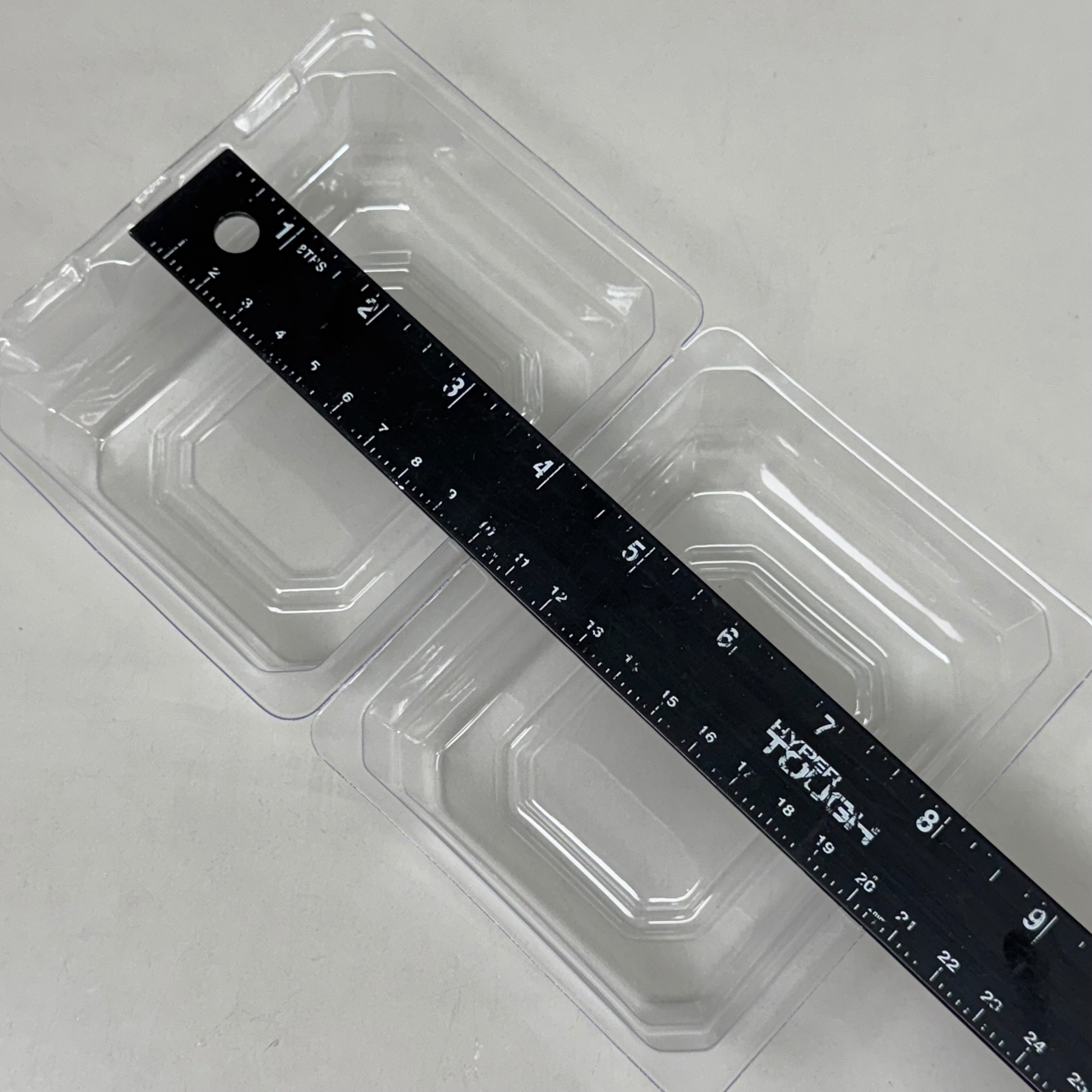 Boutonniere & Corsage Clear Plastic Box (50 Count) 4" x 3" x 3"