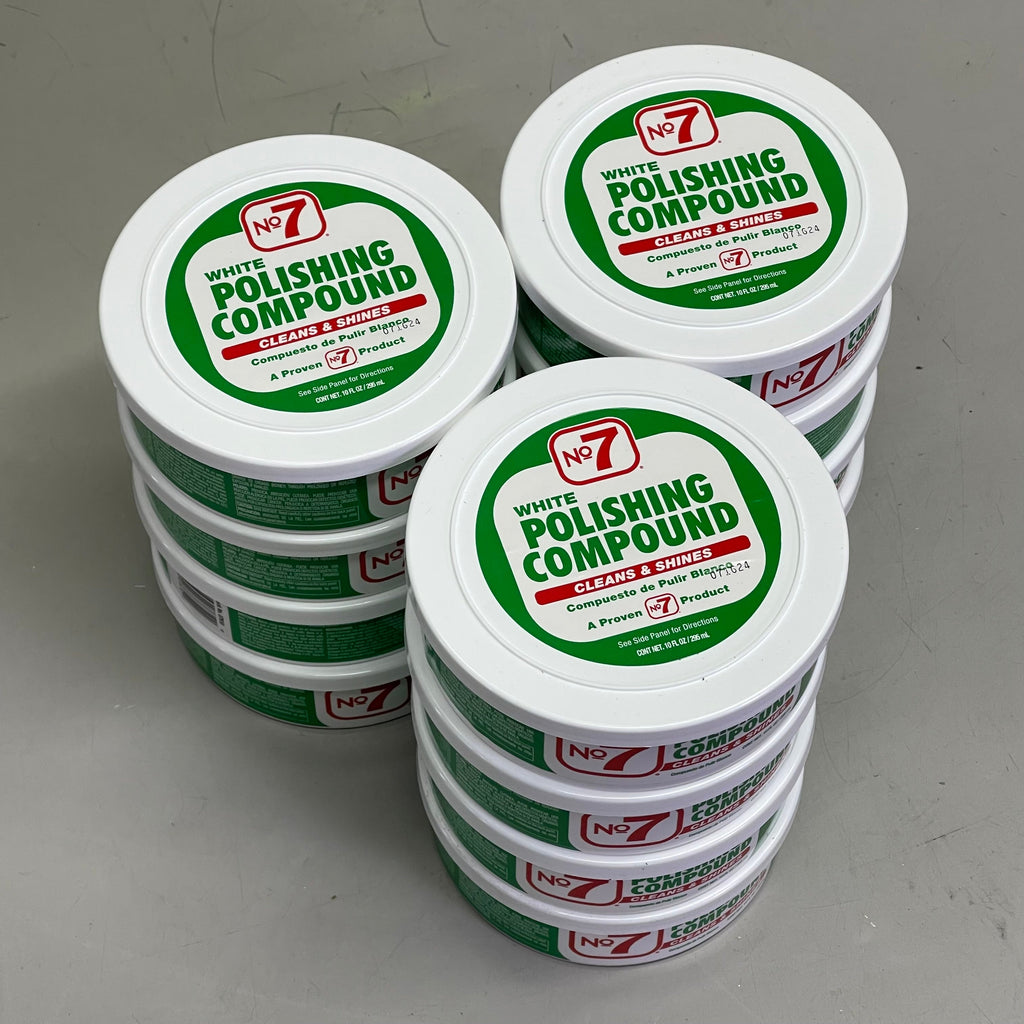 NO7 (12 PACK) Polishing Compound Cleans & Shines 10 fl oz White 07610
