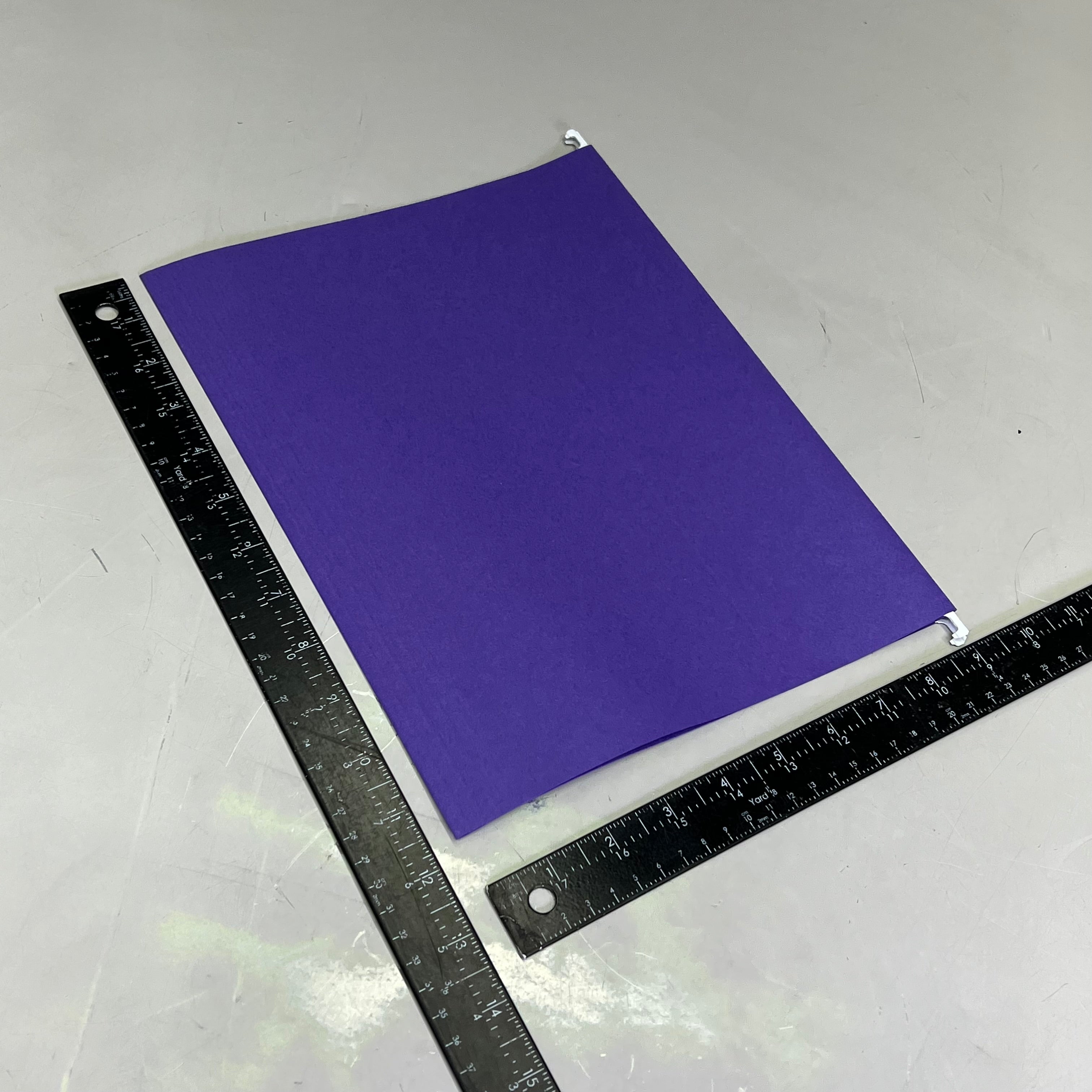 SMEAD (25 PACK) Hanging File Folders Letter Sz 1/5 Cut Tabs Purple 64072