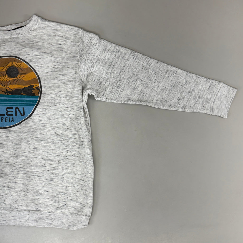 LONEROCK Helen Georgia Crew Sweatshirt Sz 2X-Large Grey/White