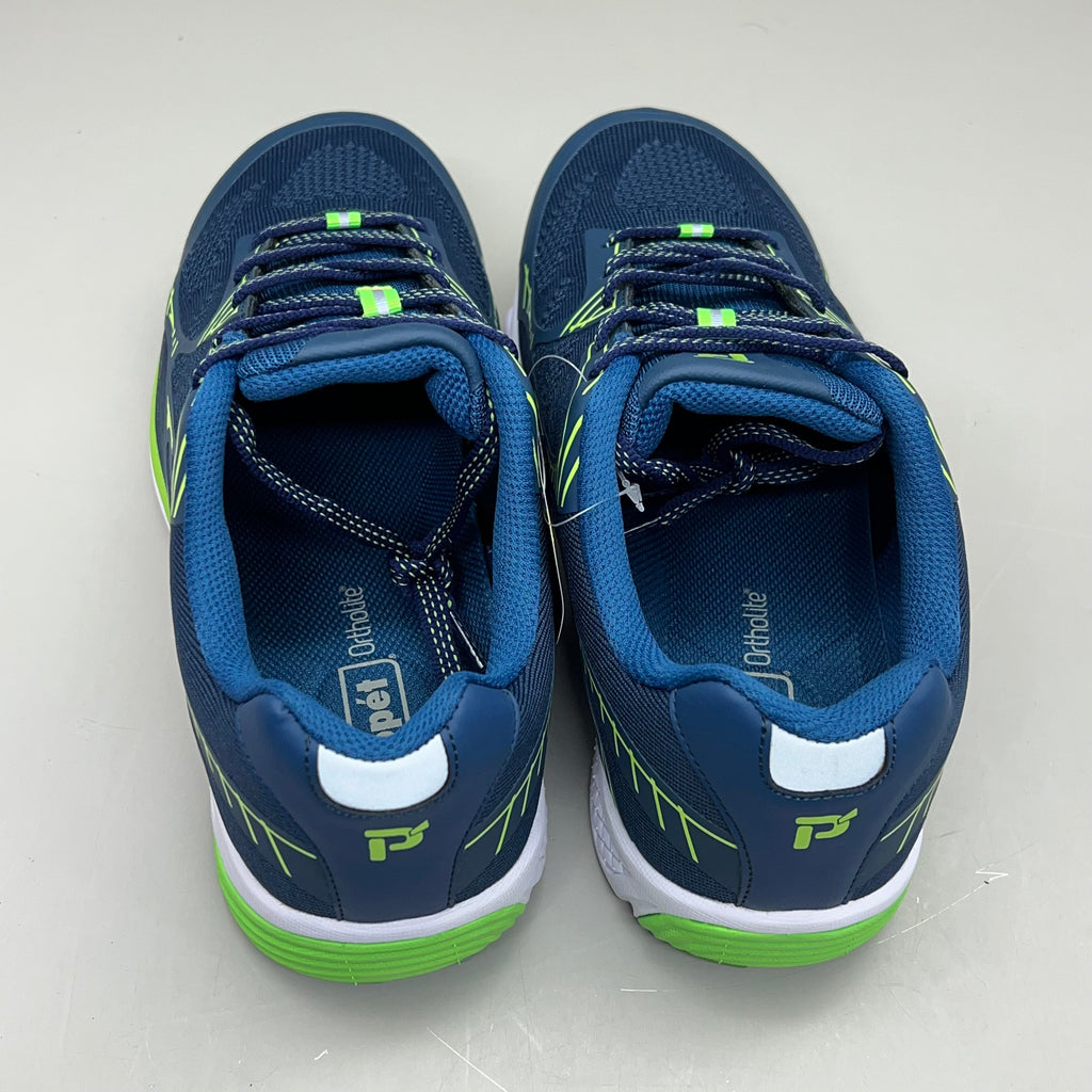 PROPET One LT Sneaker Ortholite Double Insole Mens Sz 8 XX(5E) Navy/Lime MAA022M