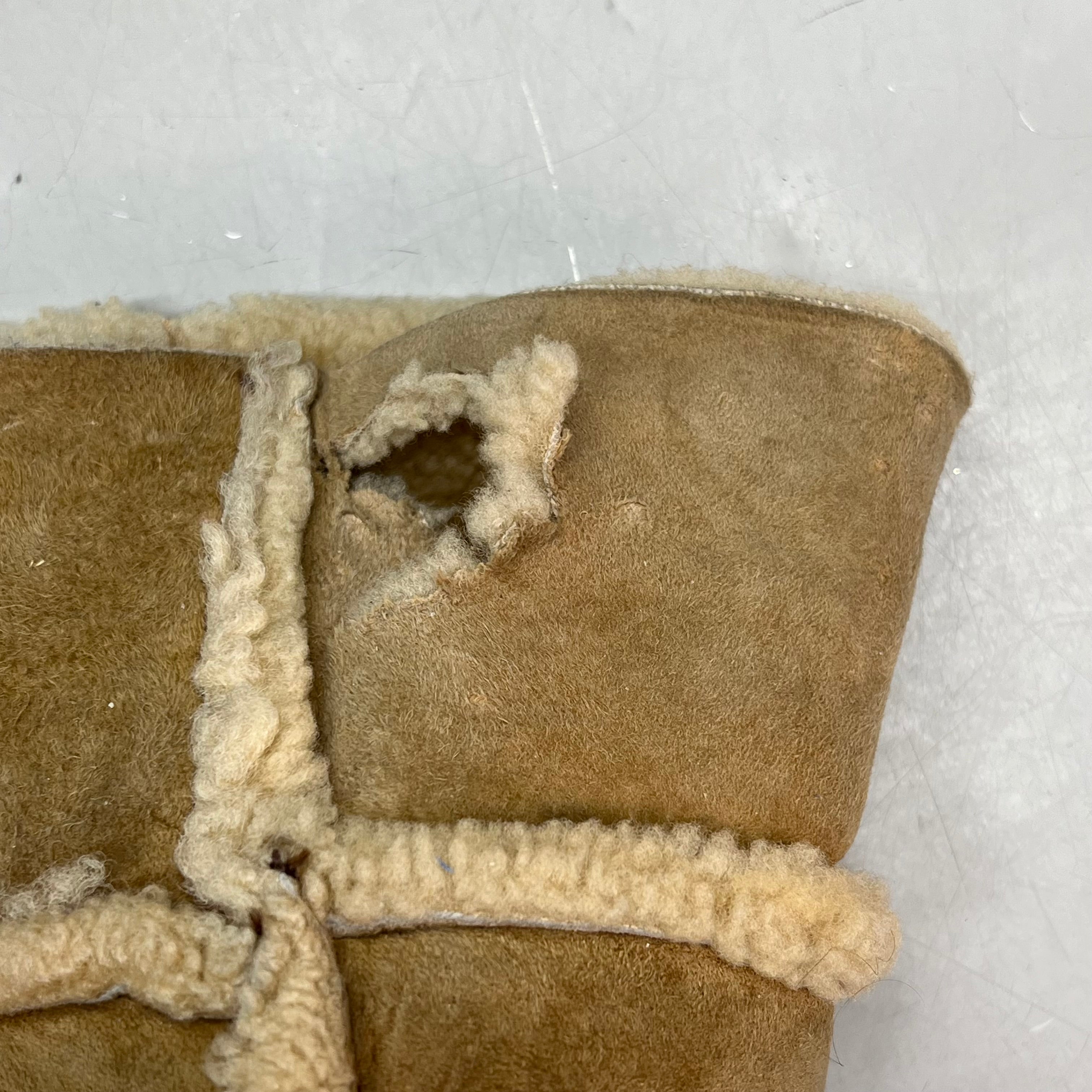 DEXTER USA Suede & Leather Fur Lined Boots  Women's Sz 12 Brown (Pre-Owned)