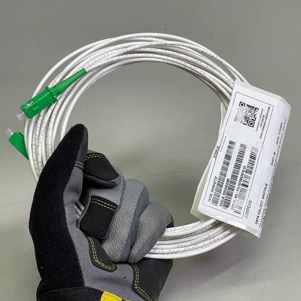 CORNING 1F Compact Drop Fiber Optic Jumper 2.9mm SCAPC/SCAPC 444401UR1BG021F