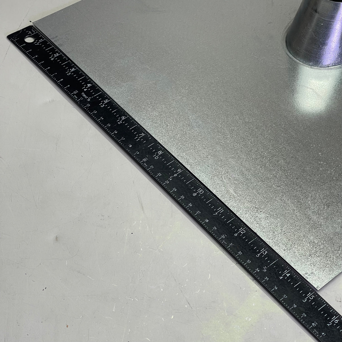 AMERIVENT Round Vent Flashing 1-1/2" Dia Galvanized Steel AMV112FFU