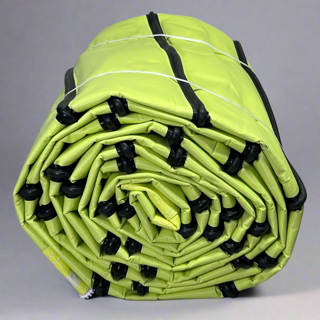 PAGE GSE Lay Flat Duct for Air Movement Sz 23" W, Green& Black PSZ1420