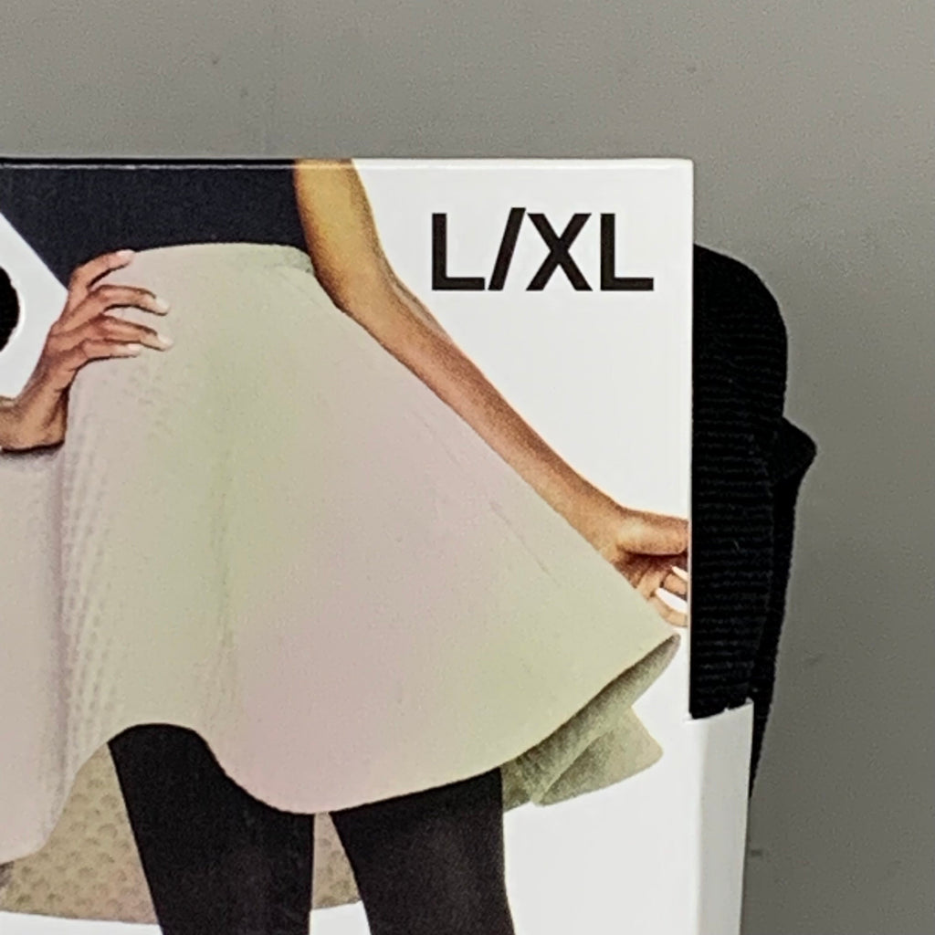 STYLE ESSENTIALS Tights Hanes Silky Opaque Size L XL Black Non Control Top