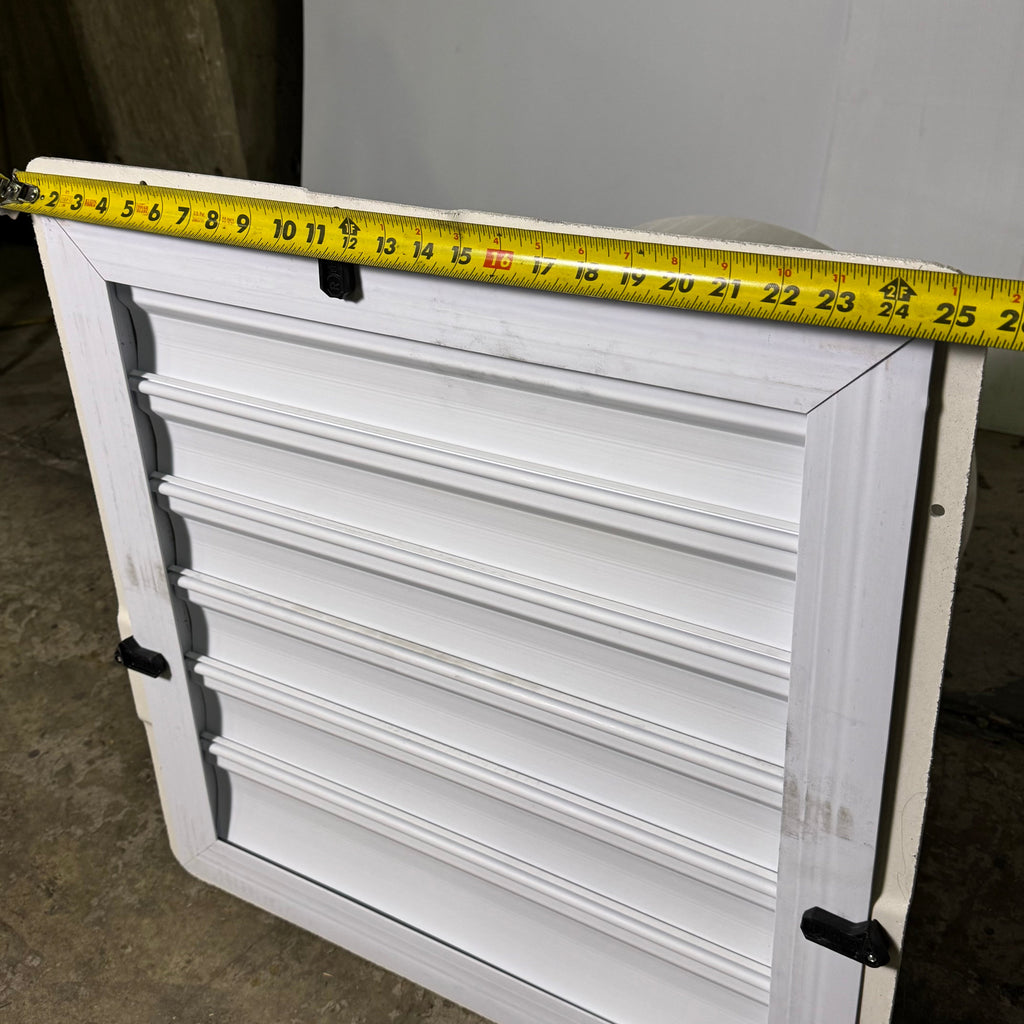 VORTEX Bathroom Vent Fan Fan Sz 25" x 25" x 19"L White (New Other)