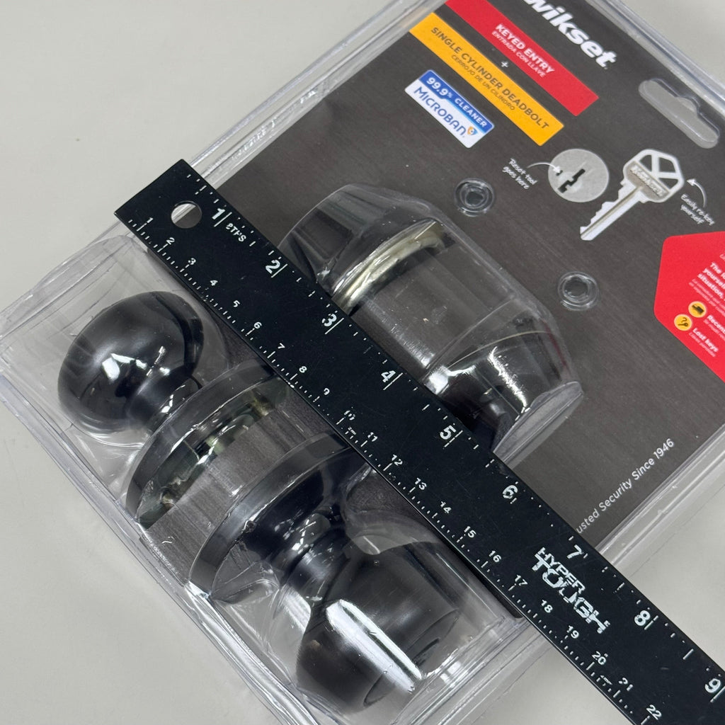 KIWKSET Cove Entry Lockset & Deadbolt Combo Smart Key Venetian Bronze 96900-421