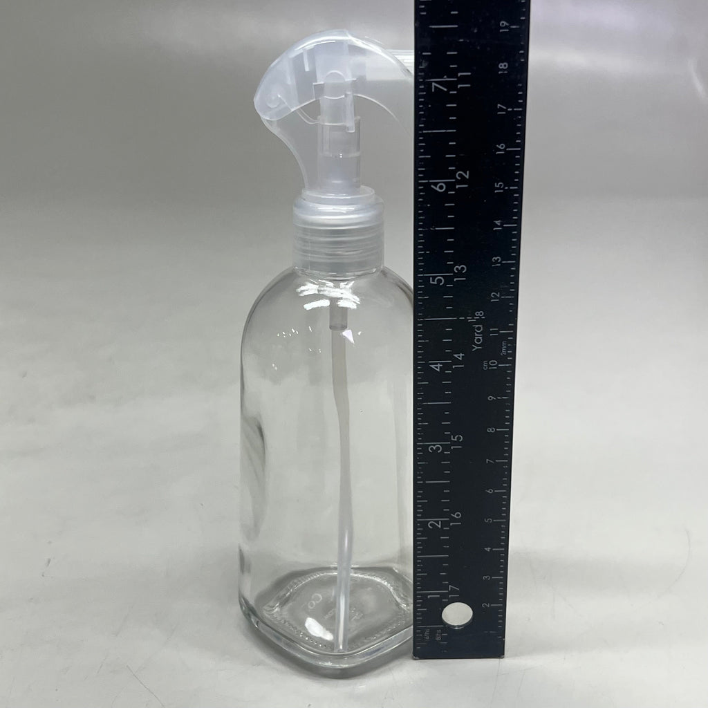 GROVE CO (4 PACK) Reusable Room Spray Bottle 8 fl oz, Clear Glass GR-324-9852