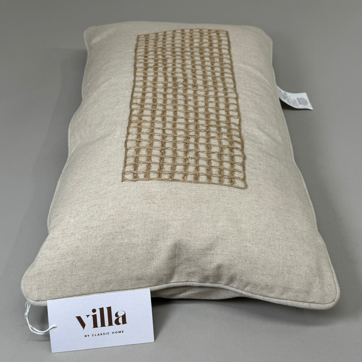 VILLA 14"x26" MP Siena Throw Decorative Pillow Natural