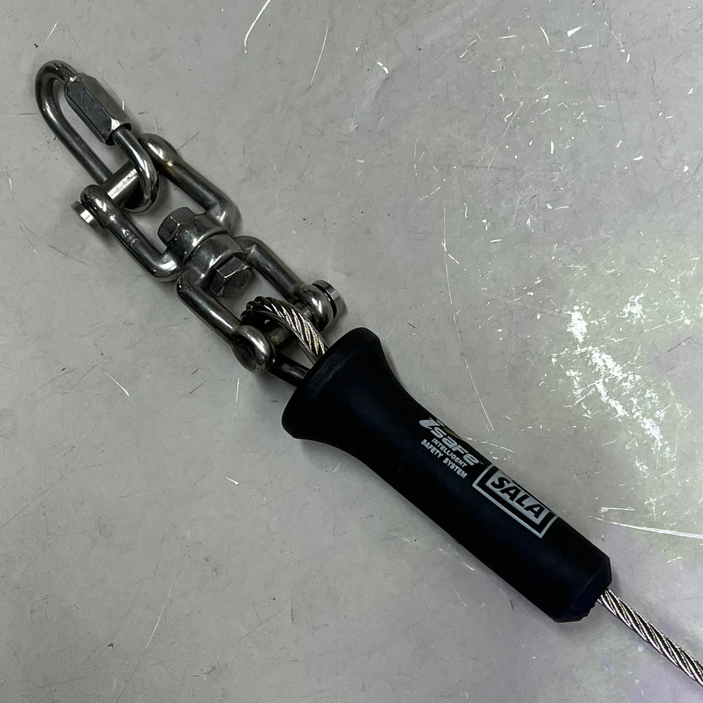 SALA Intelligent Safety System Cable & Clamp Hook 13lbs Chrome