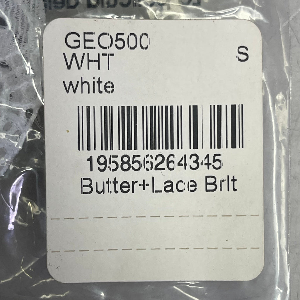 COMMANDO Butter + Lace Bralette Small White GEO500WHT