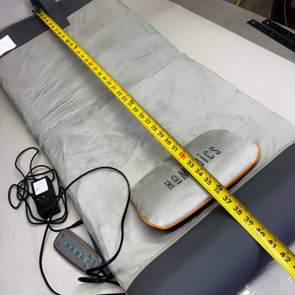 HOMEDICS Air Compression Back Stretching Mat 41"L x 20"W Grey BM-AC105 (New Other, Distressed Box)