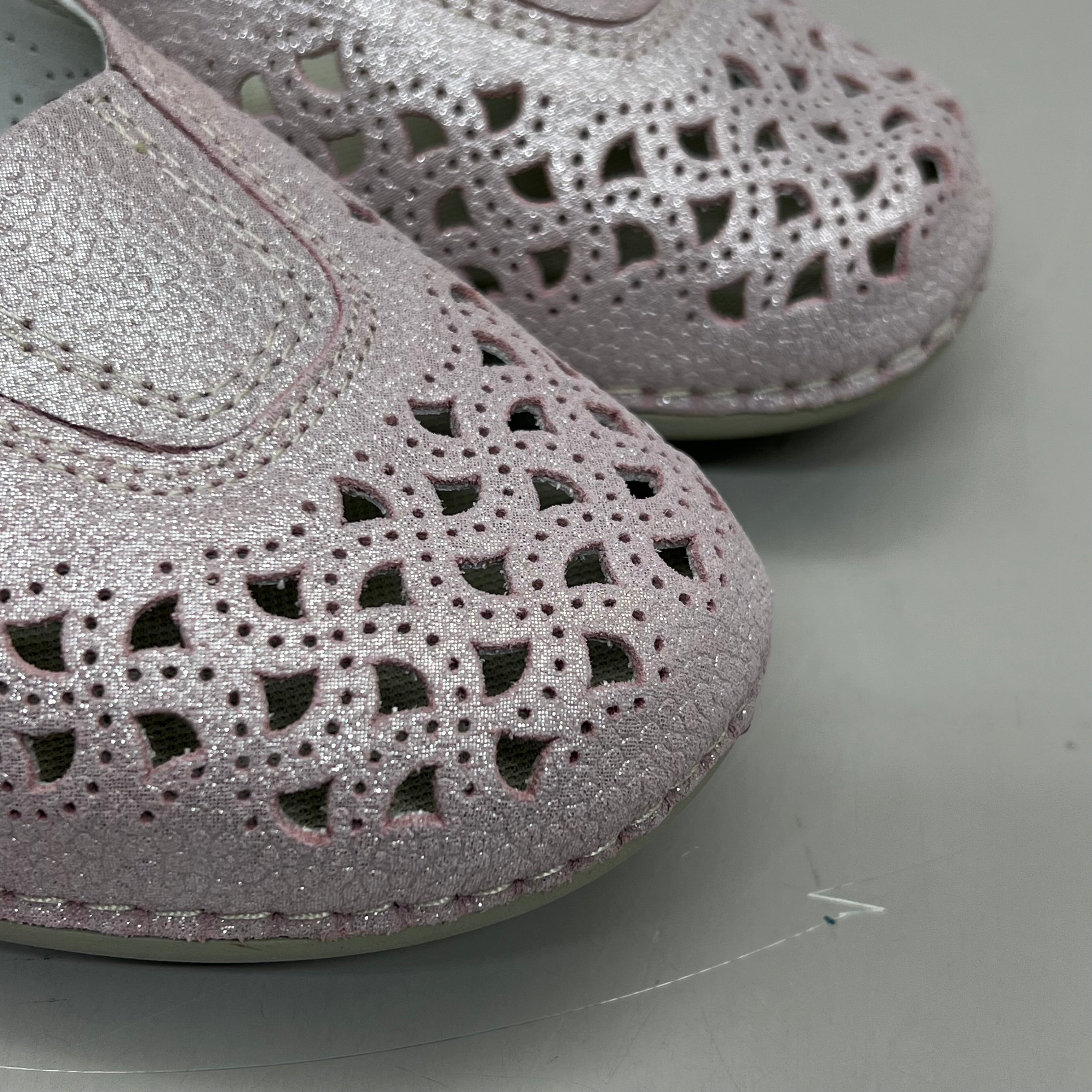 PROPET Cabrini Full Grain Leather Arch Support Women Sz 6.5 XX(4E) Blush WCX064L