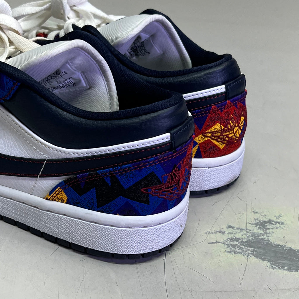 NIKE Air Jordan 1 Low SE 'Nothing But Net' Shoes Unisex Sz 7.5 Multicolor (Pre-Owned)