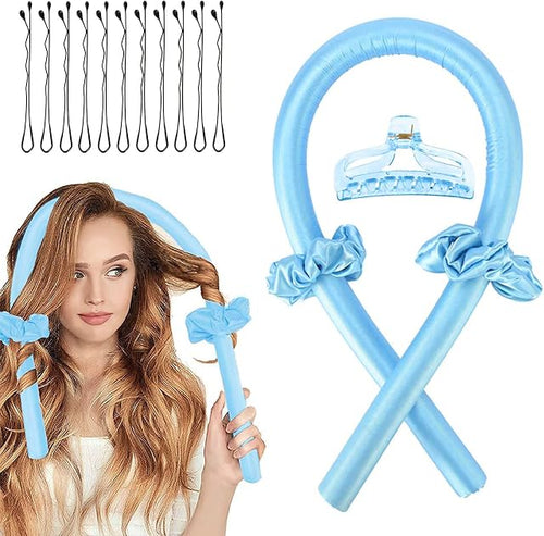 Heatless curling rod set