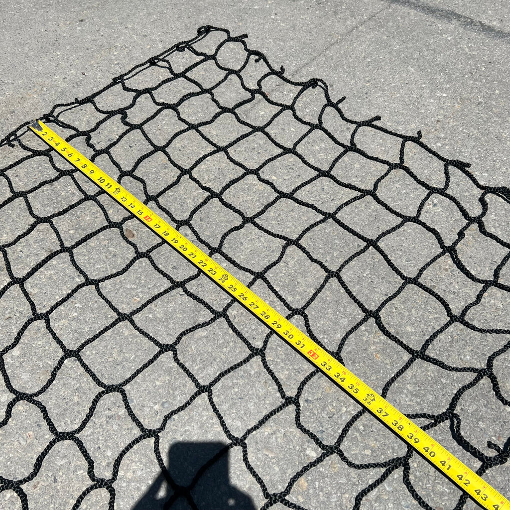 PAYWUT? (40 PACK) Braided Nylon Rope Mesh / Net Black Sz 42"L x 37"W