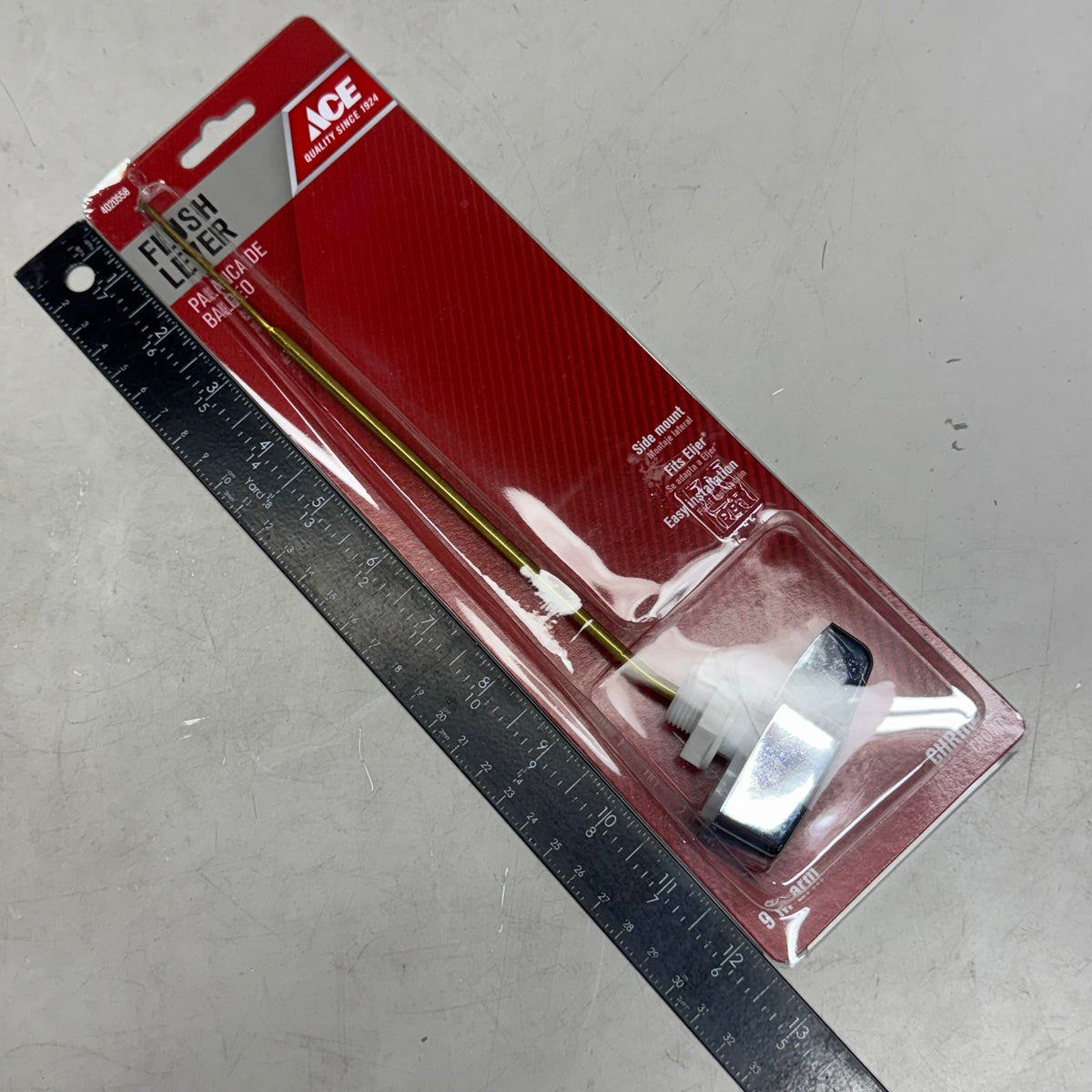 ACE Flush Lever Sz 9" Chrome 4020558