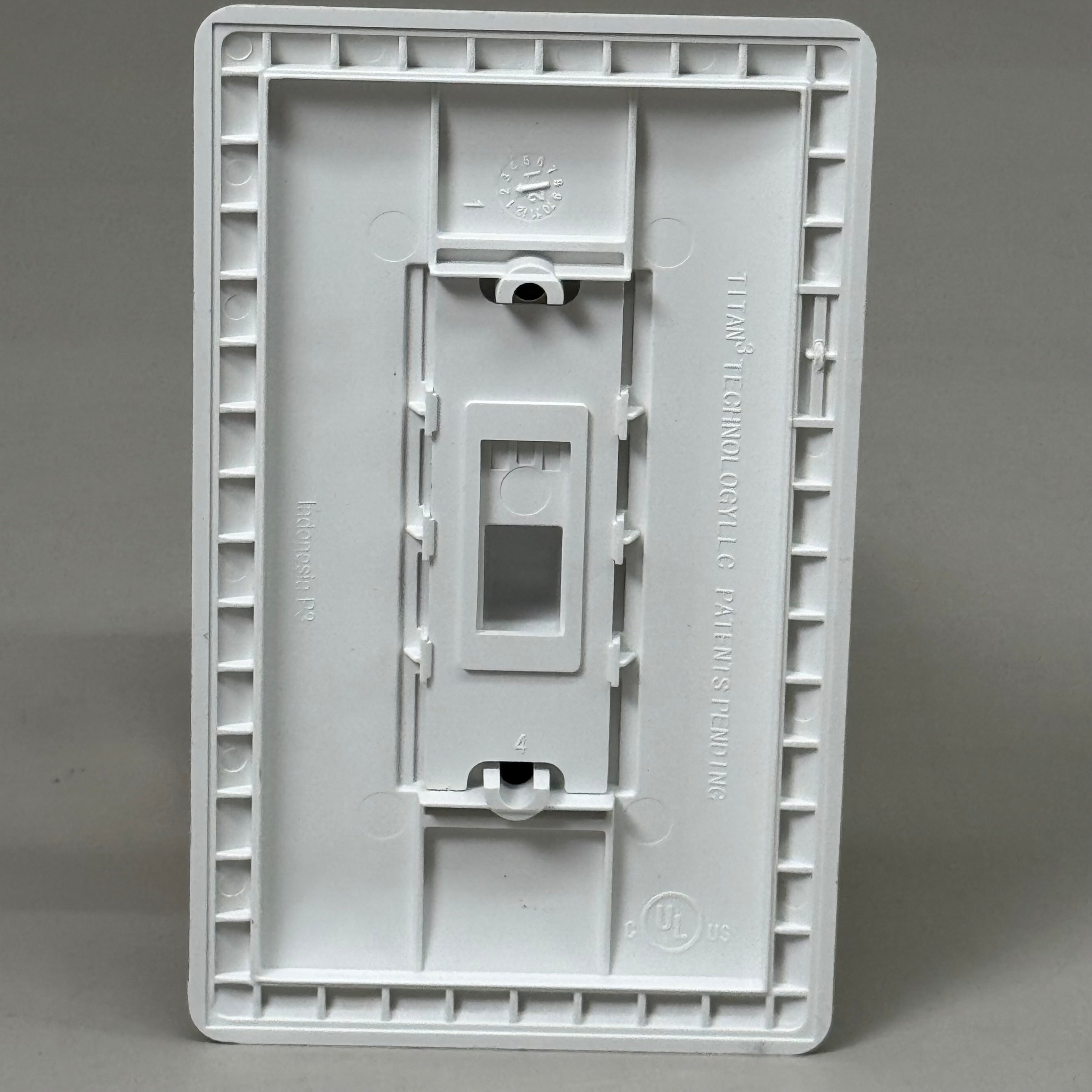 TITAN3 (5 PACK!) 1-Gang Toggle Cover-Up Wall Plate 5" x 3" White TPPCW-T-5