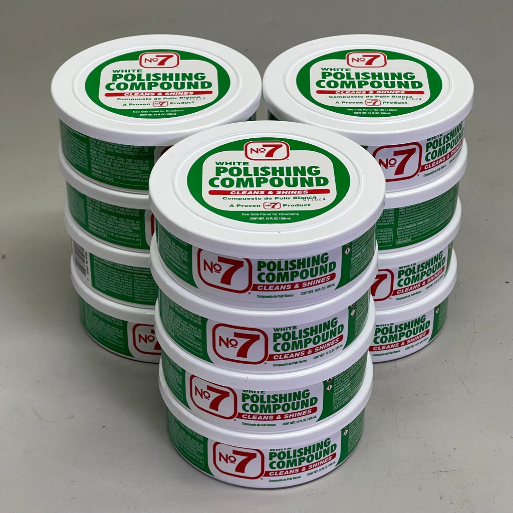 NO7 (12 PACK) Polishing Compound Cleans & Shines 10 fl oz White 07610