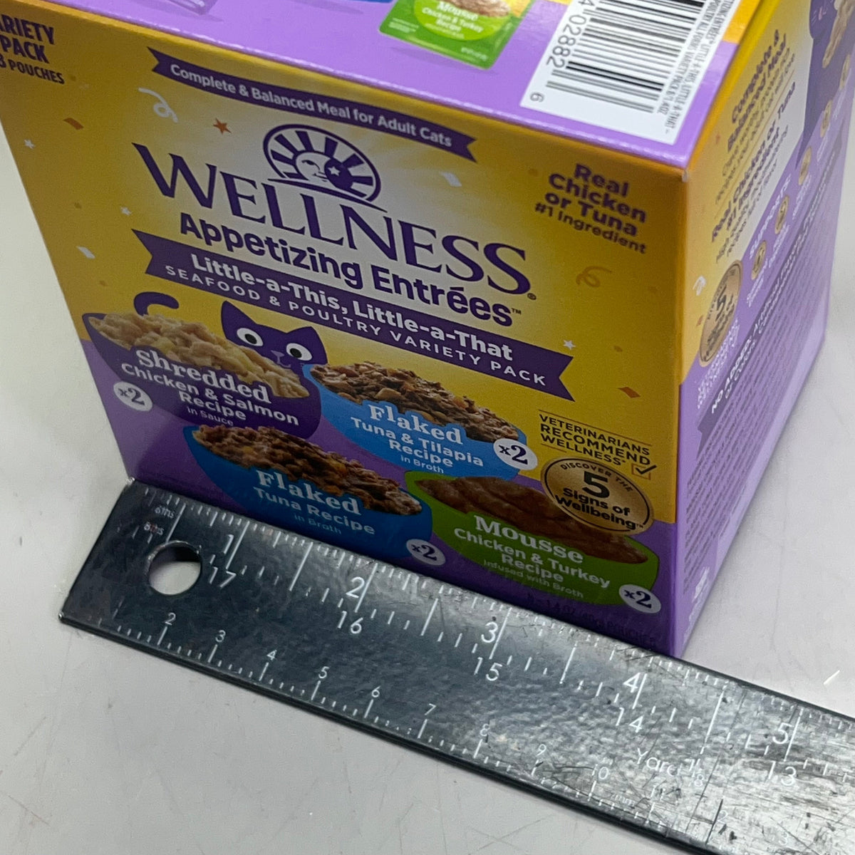 WELLNESS (3 PACK) Appetizing Entrees Seafood & Poultry Wet Cat Food BB 03/27