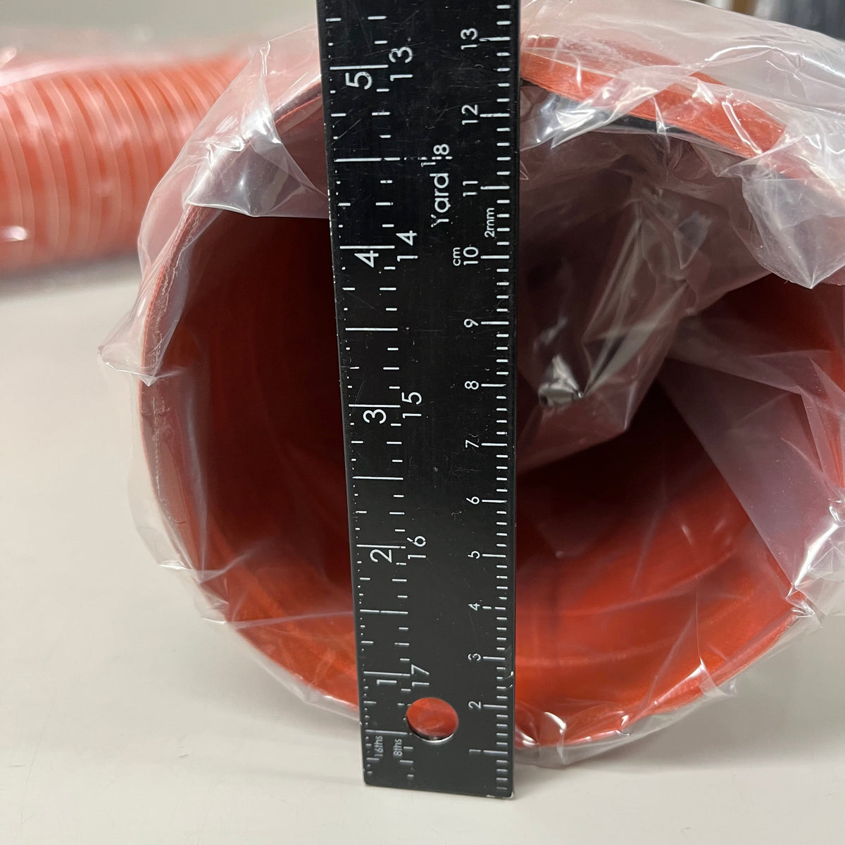 FLEXAUST GS Iron Oxide Red Silicone 5" 12ft Exhaust Hose 2650500012